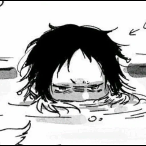 figure, chuya des plaines centrales, ryunosuke akutagawa, atsushi pleure dans la bande dessinée, gros chien errant