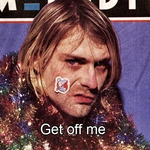 kurt cobain, kurt cobain is evil, kurt cobain's nirvana, kurt cobain new year, new year kurt cobain