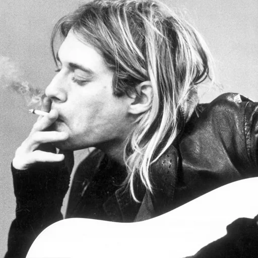 nirvana, captura de tela, rocha lenta, kurt cobain, fumando kurt cobain