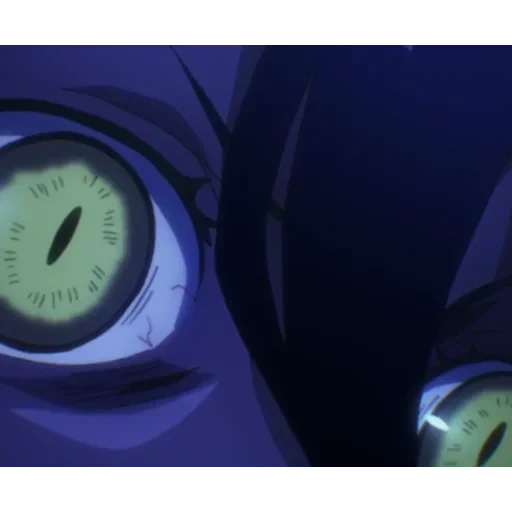 animação, anime, olho de animação, cabeça do olho, o olho de sanpu anime