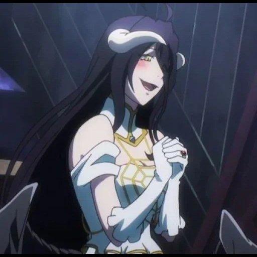albedo, animación albedo, maestro de animación, albedo overlord, albedo de animación