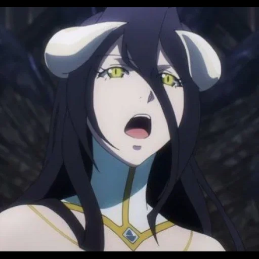 albedo, anime albedo, albedo overlord, overlord albedo, albedo overlord