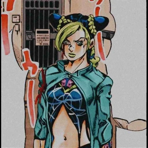 jojo, jolene kujo, jojo stone marine co, jojo jolin cujo, der anime-charakter von jojo