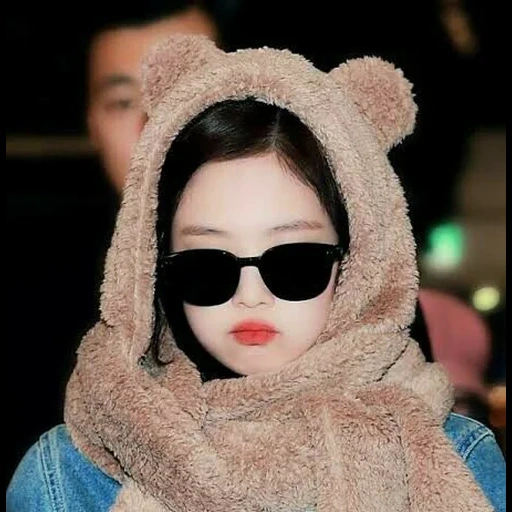 wanita muda, kim jennie, jennie dan bear, jennie blackpink, gadis-gadis cantik