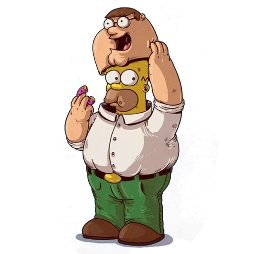 peter griffin, peter gryffin homer simpson, related keywords sugggets, bender rick peter griffin homer art