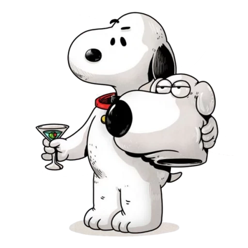 snopy, snoopy, styuy griffin, brian griffin, brian griffin snupy