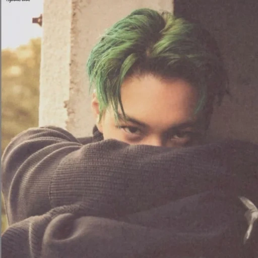 kim chonin aux cheveux verts, exo kai obsession, man, kai eho obsession, exo kai