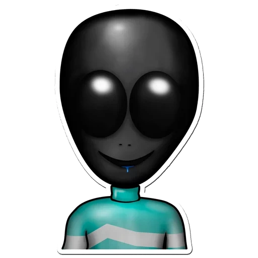 fagiolo, alieni, alieno, emoji un alieno