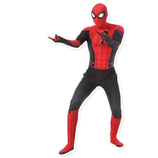 homem-aranha, terno homem-aranha, terno de spandex homem-aranha, terno de látex homem-aranha, o homem-aranha está longe da casa das crianças