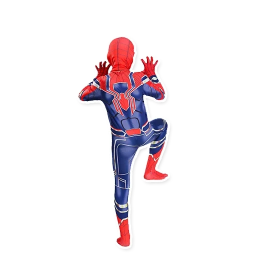 kostum spider-man, pakaian anak spider-man, pakaian spider-man boy, spider-man latex set, kostum spider-man miles morales