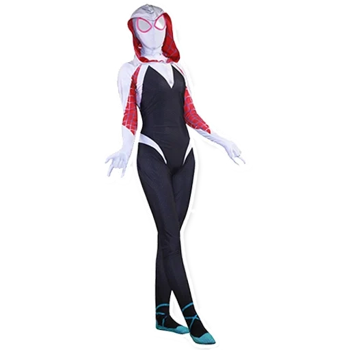 laba-laba gwen, gwen spider set, spider-man gwen, kostum spider-man, spider-man gwen stacy