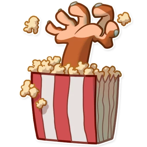 von popcorn, cartone animato popcorn, popcorn cartoon, popcorn mini disegni, disegno popcorn di bambini