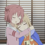 anime, yuru yuri kiss, abbraccia l'anime, anime di yu ruyu ri, meme watashi ni tenshi ga maiorita