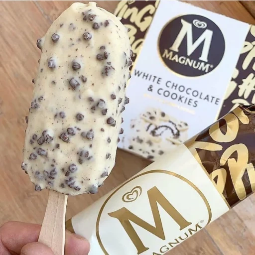 magnum ice cream, magnum white ice cream, magnum white chocolate cookies, magnum white ice cream chocolate, мороженое magnum white chocolate