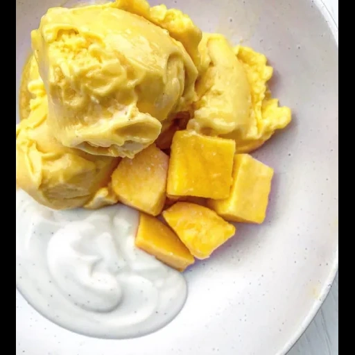 еда, сноу манго, mango ice cream, пина колада сорбет, пп манговое мороженое