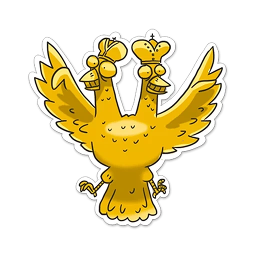всерос, символ орла, герб золотая птица