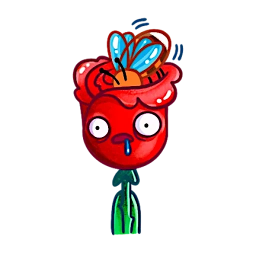 rose, scary rose, a fictional character