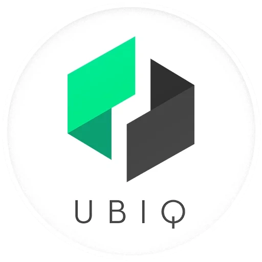 ubiq, logo, logo, logo ubiq, icône ubq de crypto-monnaie