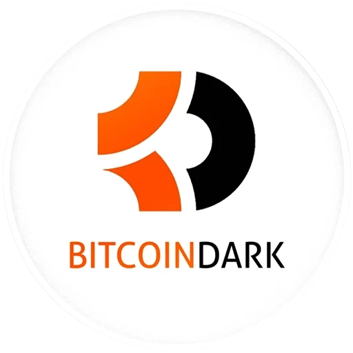 logo, buio, criptovaluta, bitcoin dark, il design del logo