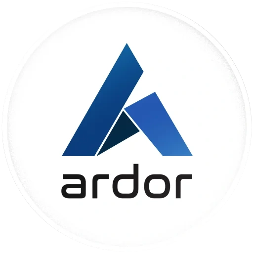 ardore, un logo, logo, criptovaluta, criptovaluta di ardore