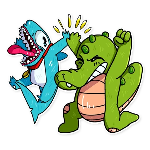 swampi crocodile, alligator marécageux, cartoon crocodile