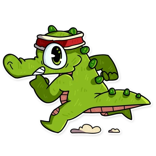 doyen, crocodile omgau, cher crocodile, dessin animé crocodile