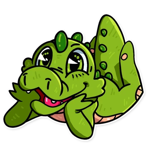 frog, crocodile, crocodile watsap, harold alligator, crocodile skunk sticker