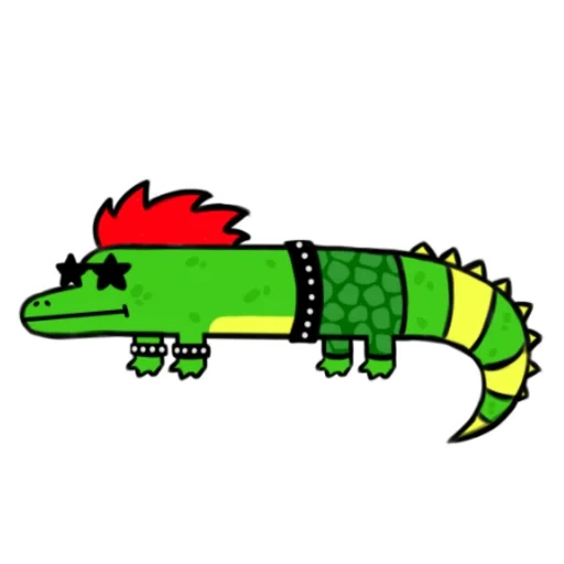 crocodilo monty, caro crocodilo, crocodilo verde, ilustração de crocodilo, padrão de crocodilo de crianças