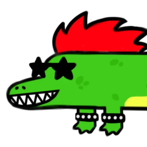 динозаврик простой, пиксельный динозавр