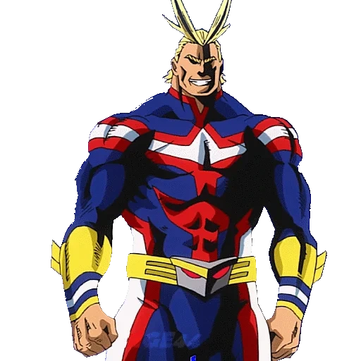 pahlawan super, yang mahakuasa, anime superhero, boku no hero academia allmight, akademi pahlawan mahakuasa