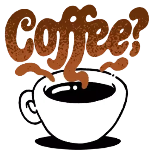 kaffee, the coffee sketch, logo kaffee, das emblem kaffee, american coffee carrier