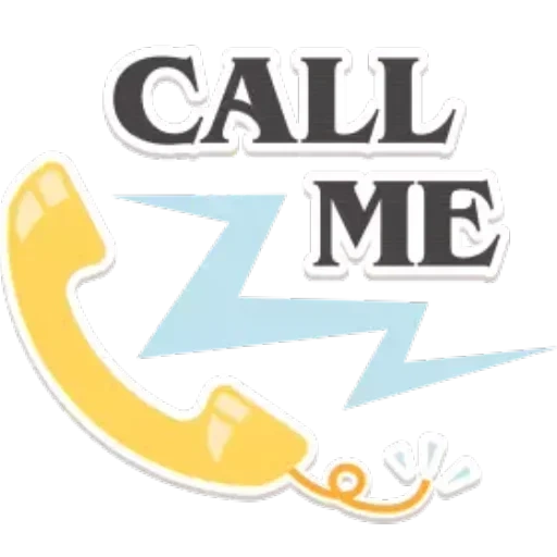 llamar, texto, llámanos, logotipo de llamadas, llámanos con una palabra