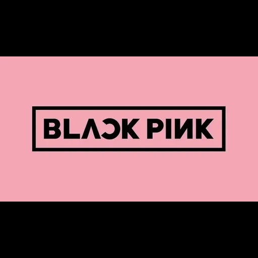rosa nero, segno blackpink, segno di gruppo rosa nero, icona del gruppo rosa nero, gruppo di emblema rosa nero
