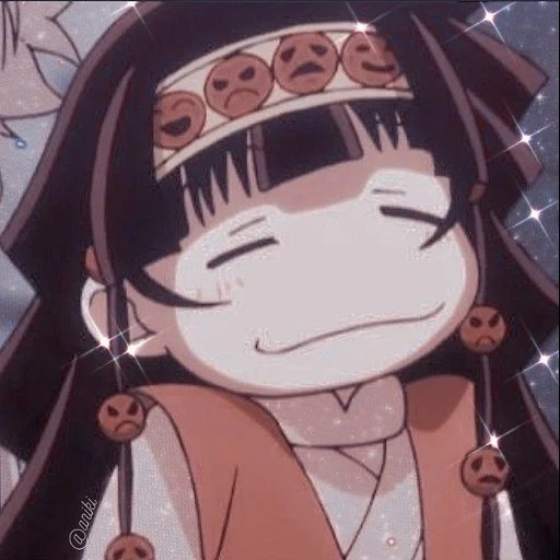 ide anime, anime lucu, alluka lucu, alluka zoldyck, karakter anime