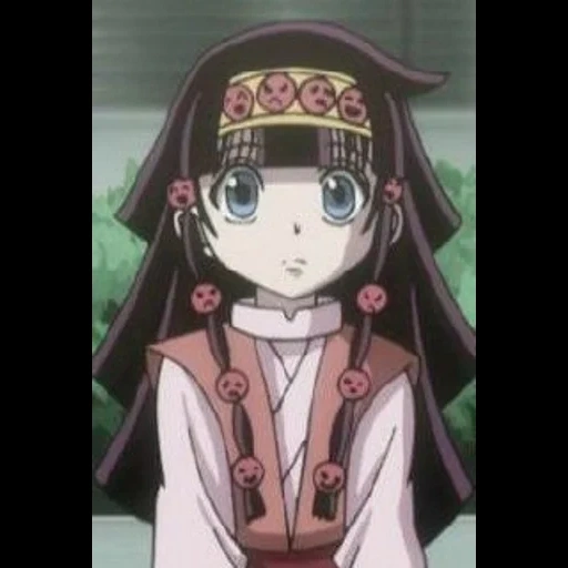 aluca, animação fofa, alluca zoldick, alluka zoldyck, personagem de anime