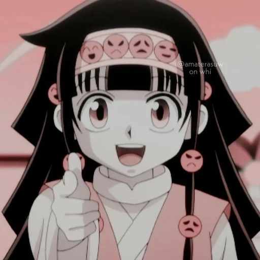 alluka zoldik, alluka zoldyck, karakter anime, hunter x hunter 3, alluka hunter hunter