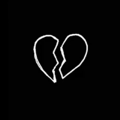 fondo negro, corazón roto, el fondo de un corazón roto, fondo negro con un corazón roto, pequeño corazón roto a la oscuridad