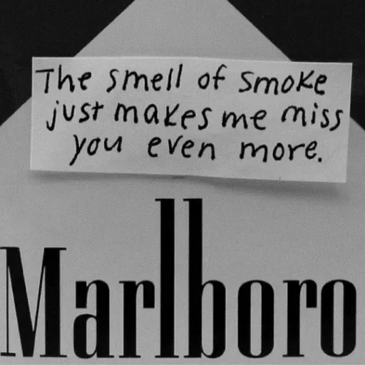 malborough, marlboro, kutipan malbore, teks bahasa inggris, kutipan dengan prasasti rokok