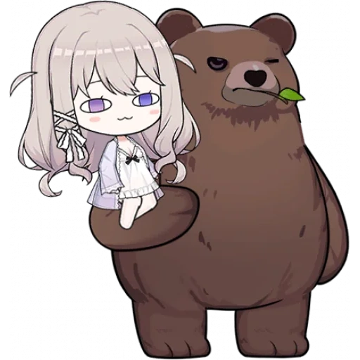 anime, permainan pecco, anime pedobir, karakter anime, anime pidoby bear