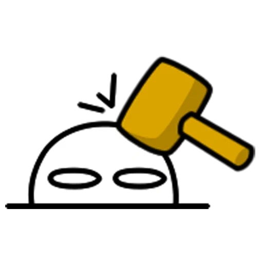 emoji, icone, design dell'icona, martello logo, whack-a-mol pignition