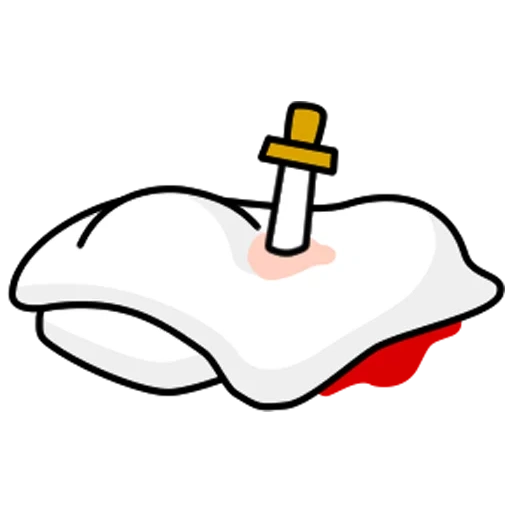 illustrazione, icona vettoriale, cartoon sword, disegno del cuore della spada, disegno schizzo della torta