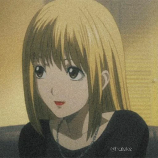 misa aman, anime characters, death note series, death note misa amanu 18, misa amanet death film