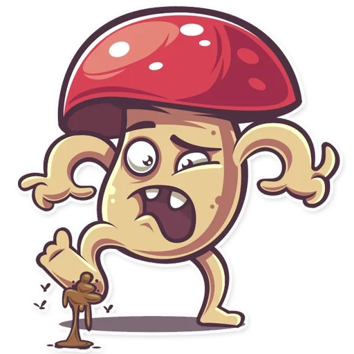 i funghi, amanita-amanita, i pomodori, adesivi ai funghi, etichetta amanita