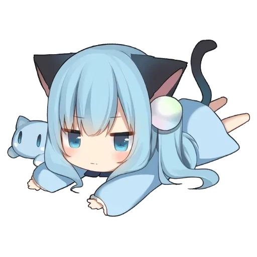 catgirl, oreja de animación