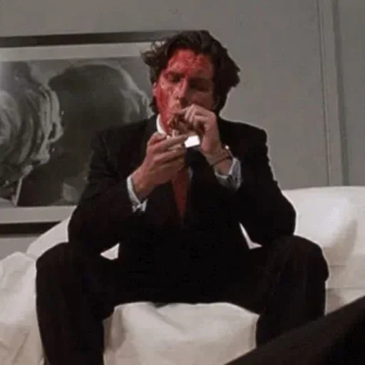 bateman, jangan lihat, patrick batman, christian bale american psycho