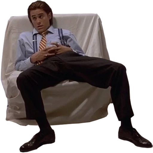 piernas, un hombre sentado