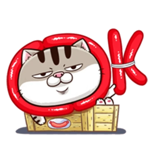 meow, ami fat cat, doraemon stickers