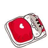 férula, ami fat cat, botón en forma de corazón, vector de corazón, imagen de kavai