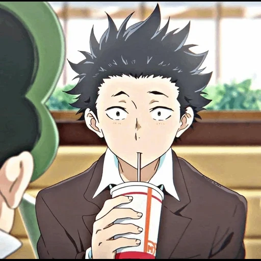 ishida shoya, a forma da voz, forma de anime da voz, voz miyko sugar, ícones de koe no katachi ishida