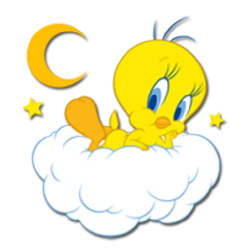 twitti, oiseau twitti, poulet twitti, twitti canary, dessin animé de poulet twitti